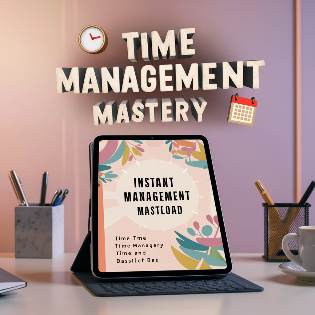Master Your Minutes – The Ultimate Time Management Guide for Busy Minds (Printable PDF) ‎